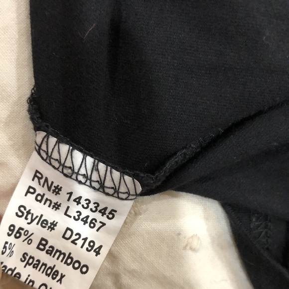 PIKO size medium black tunic top oversized - Picture 4 of 5